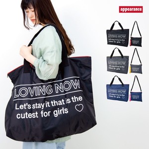 Tote Bag Nylon Packable Large Capacity Ladies'