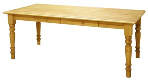 パイン材を使用したダイニングテーブル　幅1800　A001-180