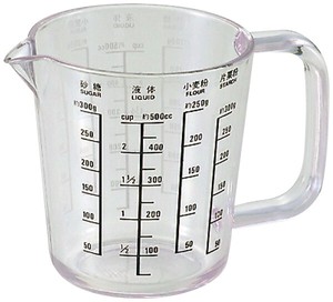 Patissiere Measuring Cup 500cc Methacrylic