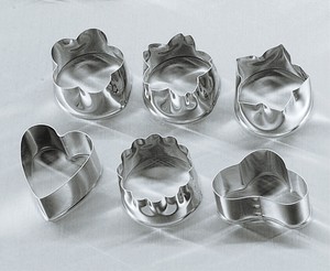 Stainless Steel Cookie Cutter set of 6 pcs