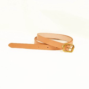 Belt Cattle Leather Ladies' M Men's Made in Japan