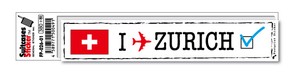 フットプリントステッカー FP-026-01 チューリッヒ ZURICH スーツケースステッカー トラベル
