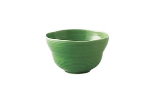 小田陶器 櫛目(kushime) 11.5cm小碗 緑釉[日本製/美濃焼/和食器]