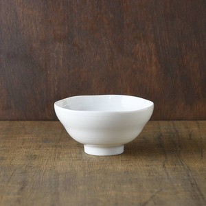 小田陶器 櫛目(kushime) 12cm飯碗 白[日本製/美濃焼/和食器]