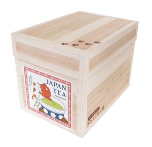 【お茶のある暮らし】貼茶箱L 　みたらしちゃん