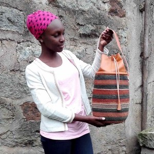 Bag Spring/Summer Drawstring Bag Basket