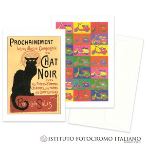【イタリア製】ISTITUTO FOTOCROMO ITALIANO/I.F.I　グリーティングカードVINTAGE