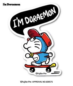 ドラえもん ステッカー I'm DORAEMON スケートボード LCS-742 グッズ