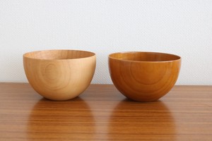 『一汁三菜』の豊かさをこのお椀で！【木製】/wooden/モダンボール大 　選べる2色