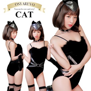 [コスプレ]ハロウィン コスプレ 猫 仮装 黒猫 ネコ コスプレ衣装 コスチューム