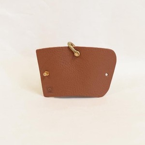 Key Case Brown Cattle Leather Made in Japan