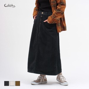 【SALE・再値下げ】【暖】コーデュロイスカート Cafetty/CF4036