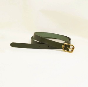 Belt Cattle Leather Ladies' Men's Made in Japan
