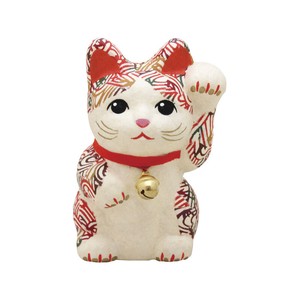 Animal Ornament Red Beckoning-cat