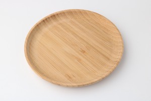 竹の丸型のお皿【新商品☆】wooden bamboo/バンブーサークルプレート18cm
