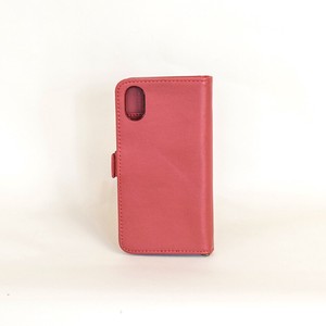 牛革  iPhoneケース 7/8/X/XR/11（Wine-red) 手帳型 スマホケース メンズ レディース ワインレッド