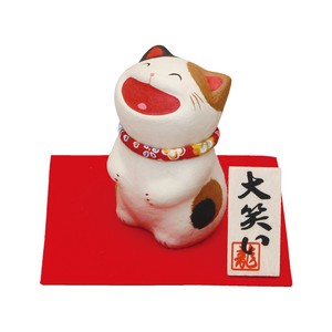 Chigiri Japanese paper laughing cat