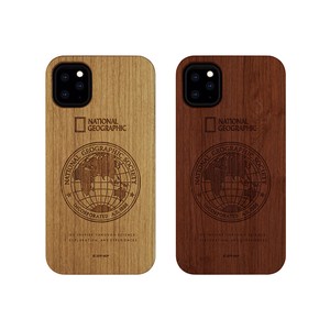 iPhone 11 Pro / 11 Pro Max / 11 ケース National Geographic Global Seal Nature Wood