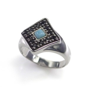 Silver-Based Ring sliver Mini Rings black