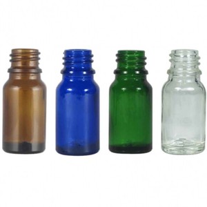 ガラス遮光瓶5mlサイズ　ブラックキャップ+中栓ドロッパーセット　【容器類】「アロマ」「保存容器」