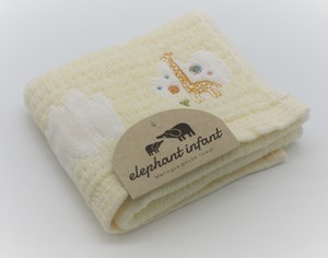 Face Towel Gauze Towel Yellow Made in Japan