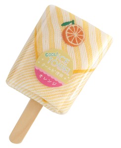 ＜日本製＞COOL ICE TOWEL　オレンジ　ハンカチ