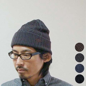 LEATHER TAG KNIT CAP　ニットキャップ
