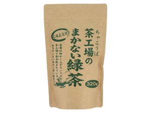 大井川茶園 茶工場のまかない緑茶 袋 320g x12 【お茶】