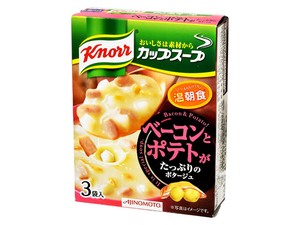 クノール カップスープ ベーコンポテトポタ 3袋 x10 【スープ】