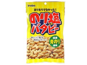 稲葉ピーナツ のり塩 バタピー 110g x12 【豆菓子】