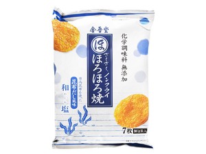 金吾堂製菓 ほろほろ焼 和塩 7枚 x12 【米菓】