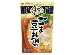 ミツカン 〆まで美味しいごま豆乳鍋つゆストレート 750g x12 【つゆ・だし】