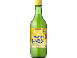 ポッカサッポロ お酒にプラス レモン 瓶 540ml x12 【割材】