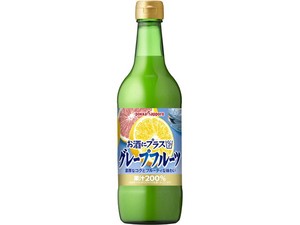 ポッカサッポロ お酒にプラス グレープフルーツ 瓶 540ml x12 【割材】