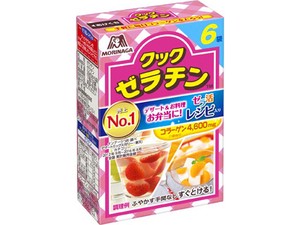 森永製菓 クックゼラチン 6枚入 30g x6 【製菓素材】