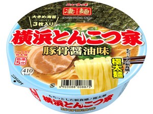 ニュータッチ 凄麺 横浜とんこつ家 カップ 117g x12 【ラーメン】