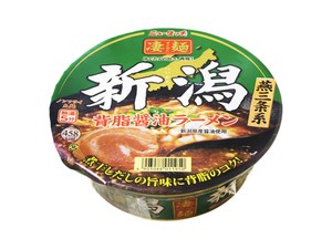 ニュータッチ 凄麺新潟背脂醤油ラーメン カップ 124g x12 【ラーメン】