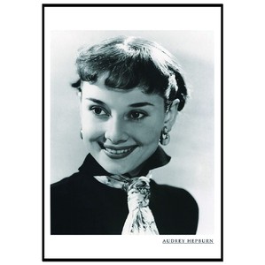 ヴィンテージシネマポスター（フレーム付き）/オードリーヘップバーン2/Audrey Hepburn
