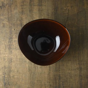 小田陶器 shell(シェル) 21cmクラム サラダボウル べっ甲[日本製/美濃焼/洋食器]