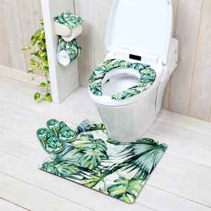 拭ける！トイレ・キッチンマット PVC製 ジャングル【アマゾン出品不可】