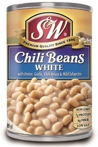 S&W ホワイトチリビーンズ 4号缶