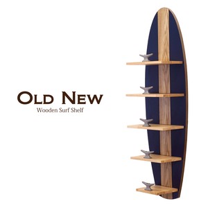 Old New［ウッデン サーフ（シェルフ5）］＜アメリカン雑貨＞SURF