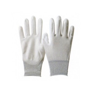 制電カーボンウレタン手袋(背ヌキ加工) 極薄タイプ 10双組 サイズ:L #700L