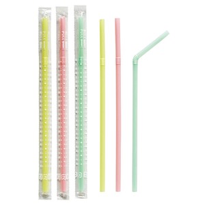 Packed Flexible Straw 80P [L]  21cm