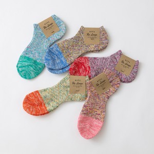 Ankle Socks Bicolor Socks Washi Made in Japan