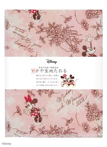 【日本製】Disney ディズニー かや生地 たおる 『 デート』 奈良の 蚊帳生地 使用