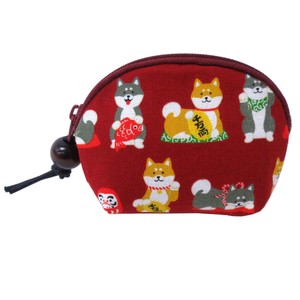 Pouch Mini Shiba Dog 3-colors Made in Japan