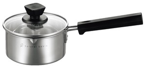 Stainless Steel Natural Basic Mini One-handled Pot 14cm