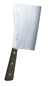 杉本　ツバ付最上品(A)洋庖丁(日本鋼)チョッパーナイフ　18.5cm