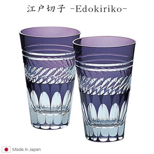 Edo-kiriko Cup/Tumbler 2-pcs